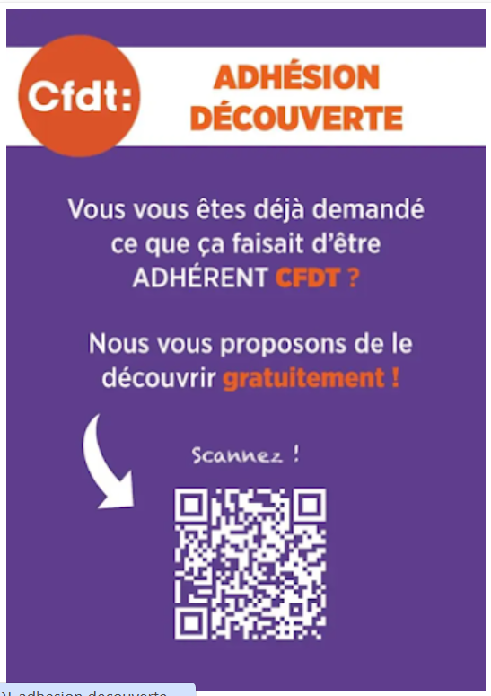 Adhésion CFDT