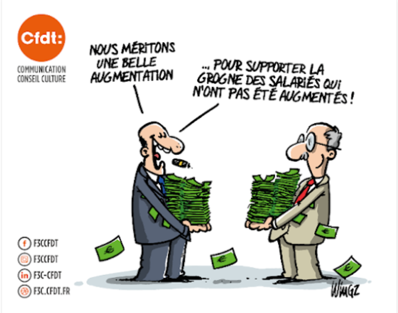 Partage de la valeur dans les Bureaux d'Etudes : les salariés sur le banc de touche ... la CFDT lance une pétition Pétition CFDT
